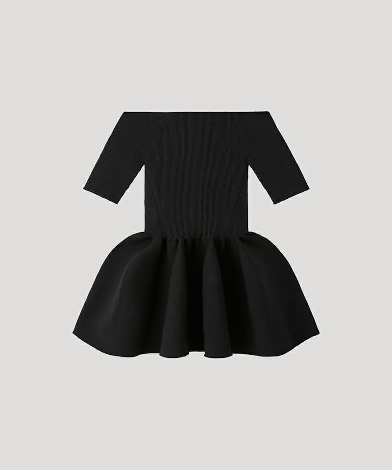 ＜CFCL＞POTTERY HS-OFF SHOULDER SHORT SLEEVE TOP