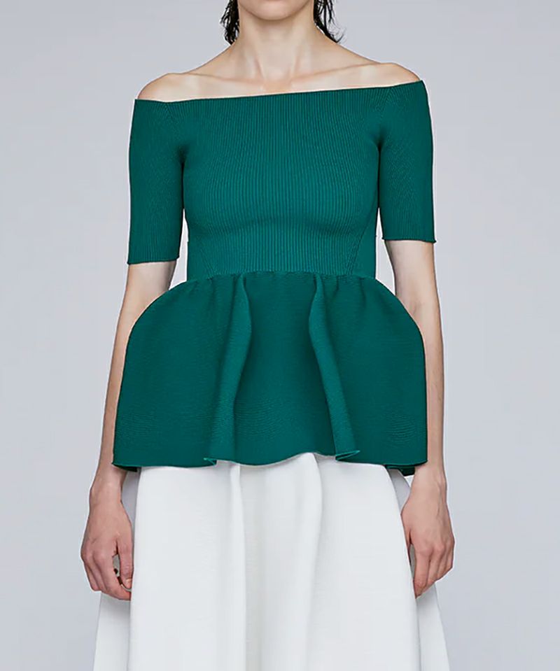CFCL＞POTTERY HS-OFF SHOULDER SHORT SLEEVE TOP | MAKES