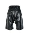 COMME des GARCONS HOMME PLUS＞フェイクレザーエンボスB柄ショーツ