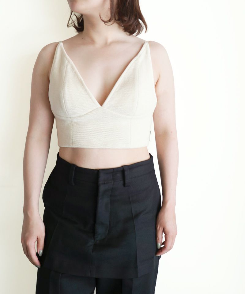 ＜PHOTOCOPIEU＞CORPPED BUSTIER