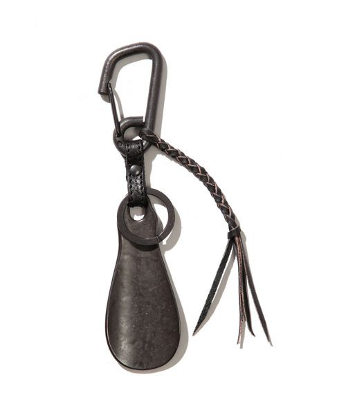 ＜MR.OLIVE＞BRASS SHOE HORN KEY RING