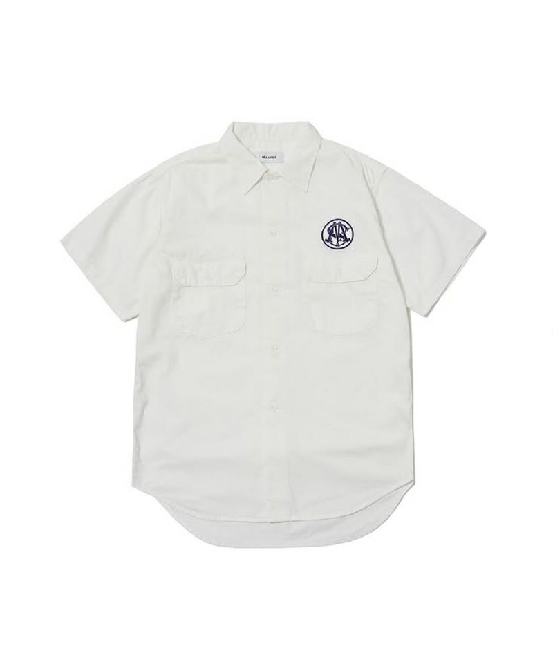 ＜MASSES＞HERRING BONE SHIRT S/S