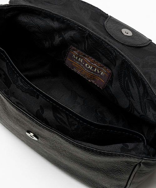 MR.OLIVE＞IMPERMA-LEATHER / NEAT SHOULDER BAG | MAKES ONLINE STORE