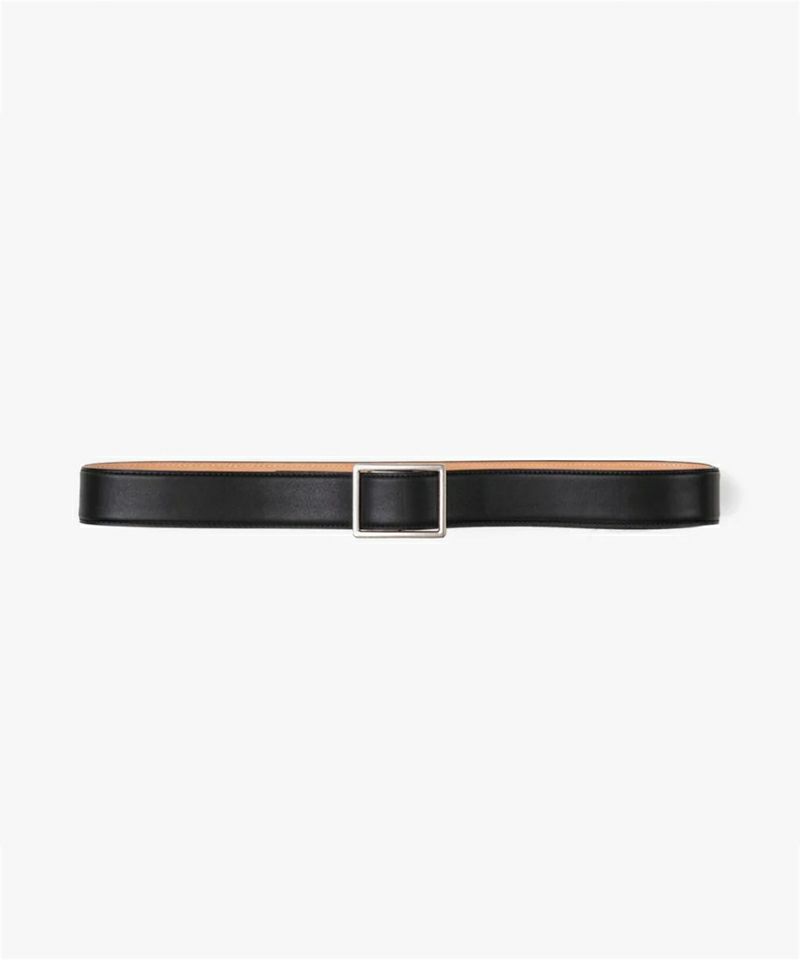 ＜Graphpaper＞Holeless Leather Classic Belt (GU252-90033B)