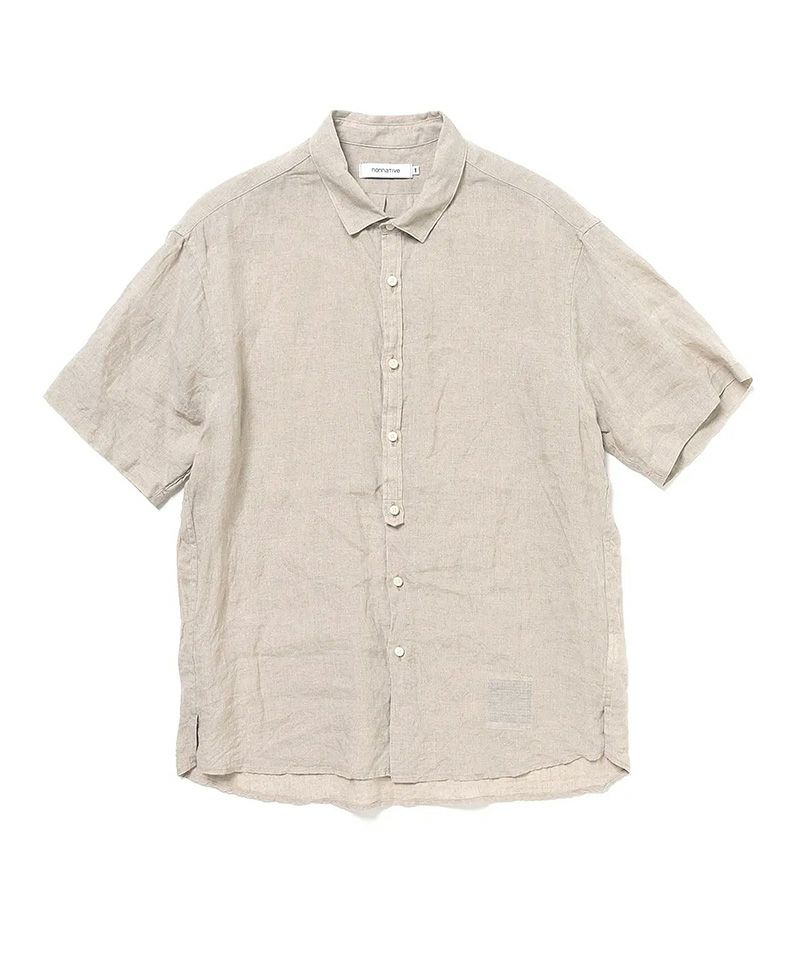 nonnative＞STRANGER S/S SHIRT LINEN OXFORD | MAKES ONLINE STORE