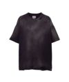 ＜KAMIYA＞“KMY-SNAKE” Distressed T-shirt