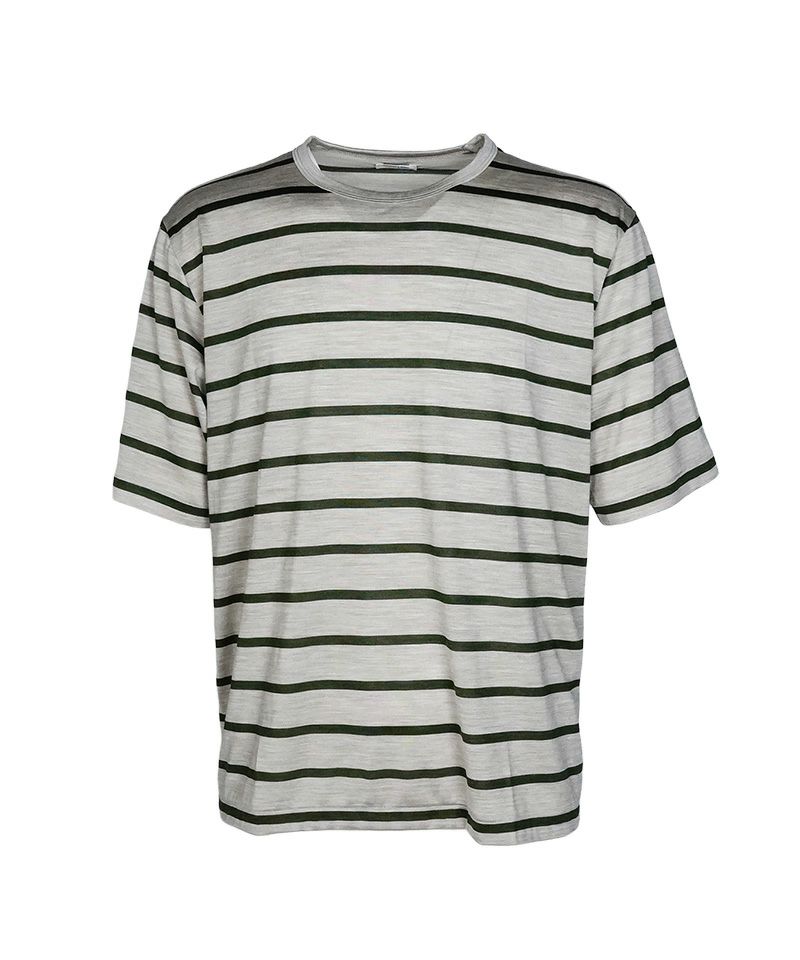 ＜MAATEE&SONS＞SILK S/SLEEVE LOOSE TEE