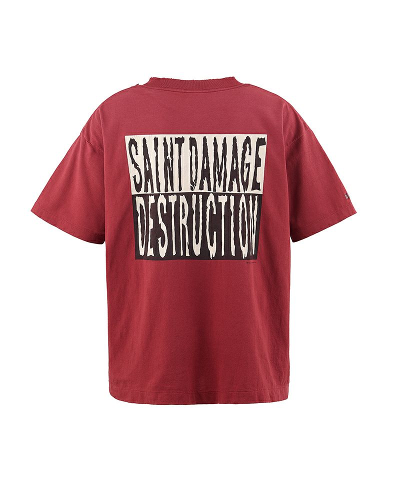SAINT MICHAEL＞SS TEE / ? / BURGUNDY | MAKES ONLINE STORE