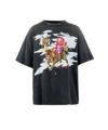 ＜SAINT MICHAEL＞SS TEE / DAMEGED / BLACK