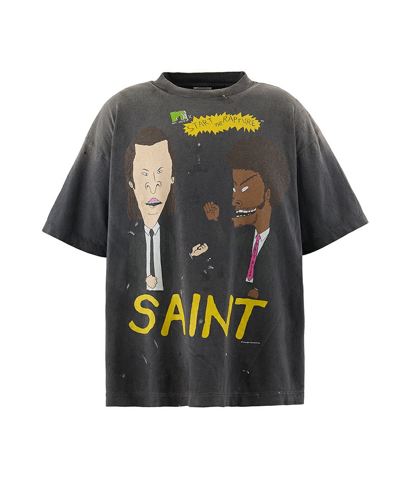 SAINT MICHAEL＞SS TEE / RAPTURE / BLACK | MAKES ONLINE STORE
