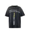 ＜SAINT MICHAEL＞SS TEE / CANDLE / BLACK