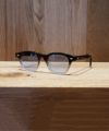 ＜JULIUS TART OPTICAL＞AR46 Black Clear Fade