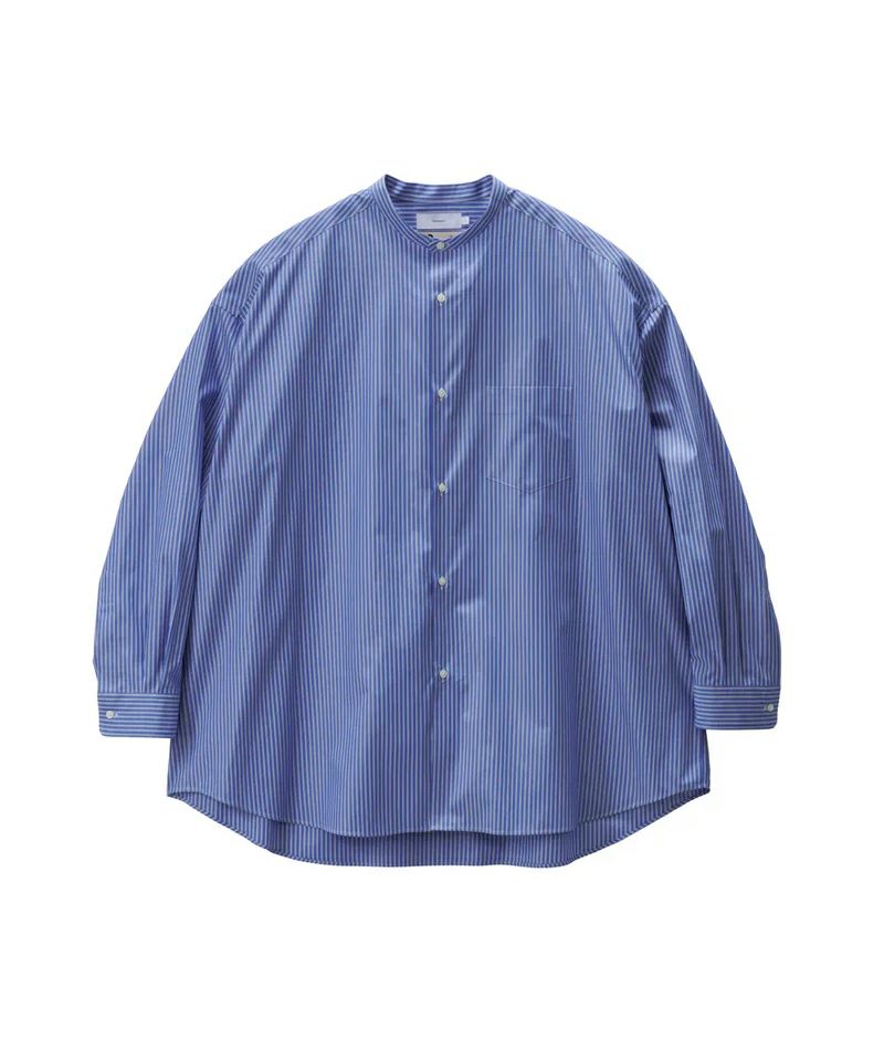 ＜Graphpaper＞SIDOGRAS L/S Oversized Band Collar Shirt(GM252-50011)