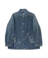 ＜visvim＞SS COVERALL JKT DMGD