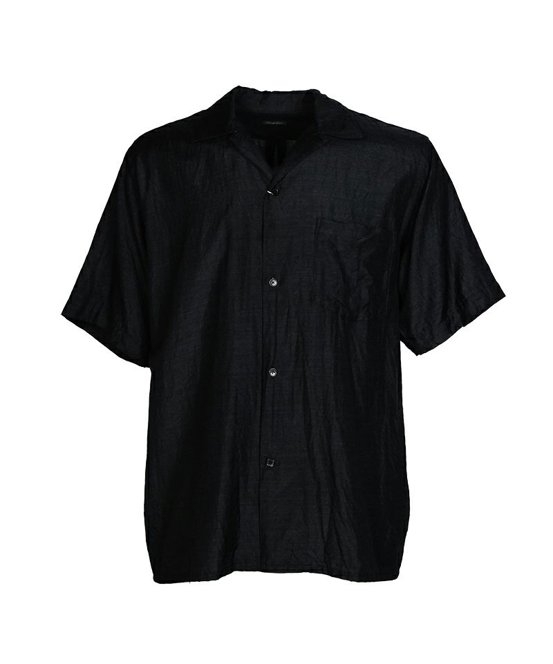 ウールシルク半袖オープンカラーシャツ COMOLI 25SS サイズ2 COMOLI＞ウールシルク 半袖オープンカラーシャツ | MAKES ONLINE