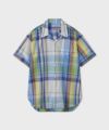 ＜PHIGVEL＞MADRAS CHECK OPEN CLLOAR SS SHIRT