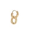 ＜Maison Margiela＞MAILLON PIERCED EARRINGS DOUBLE CURVE LINK