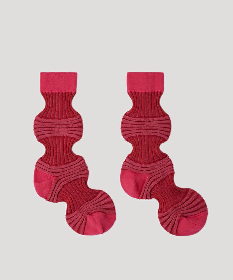＜CFCL＞GARTER RIB SOCKS