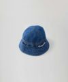 ＜NICENESS＞E.MATLOCK / E.マットロック (エイジドエフェクト デニムハット-インディゴ)