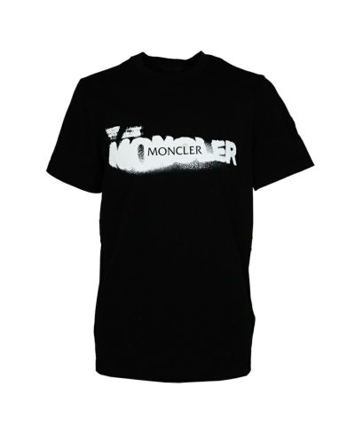 MONCLER モンクレールPEACEOFMINDエイジング加工ロゴロンTシャツ MONCLER モンクレールPEACEOFMINDエイジング加工ロゴロンTシャツ