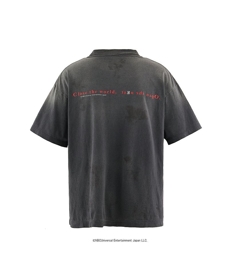 SAINT MICHAEL セントマイケル GS_SS TEE/LAIN コラボ Tシャツ SAINT MICHAEL>GS_SS TEE / LAIN / BLACK | MAKES ONLINE STORE