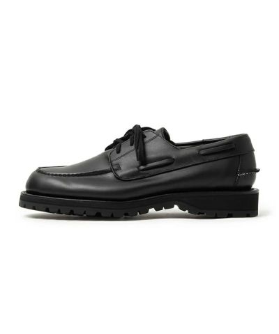 nonnative 黒 レザー ドレスシューズ 箱付き ECCO Metropole London メンズ レザースリッポンドレスシューズ