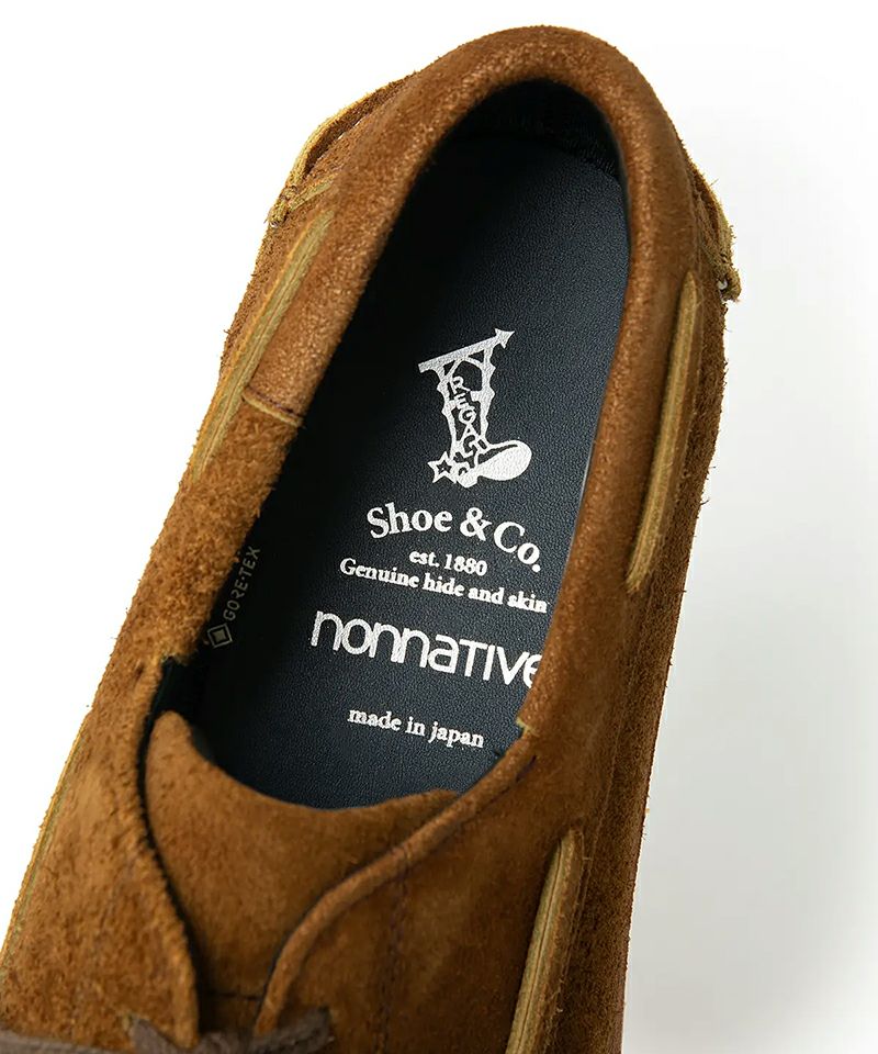 nonnative＞MARINER MOC SHOES COW LEATHER WITH GORE-TEX