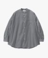＜Graphpaper＞High Count Band Collar Round Cut Oversized Shirt