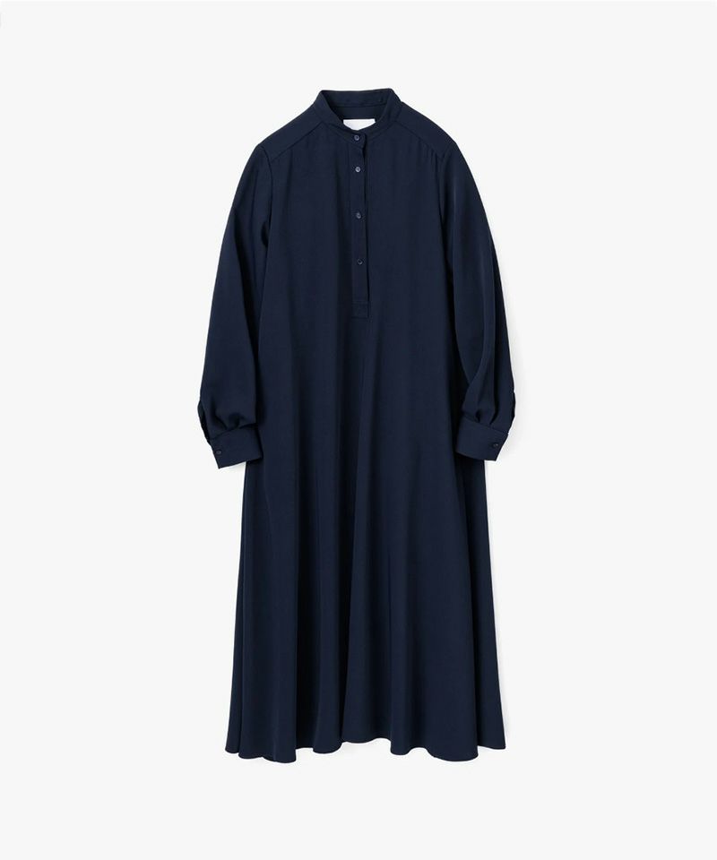 ＜Graphpaper＞Satin Band Collar Dress