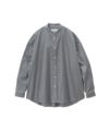 ＜Graphpaper＞High Count Broad L/S Oversized Band Collar Shirt