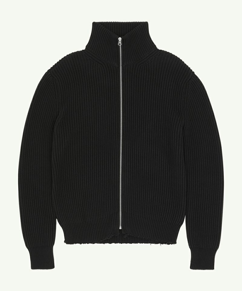 リブニット スポーツジャケット