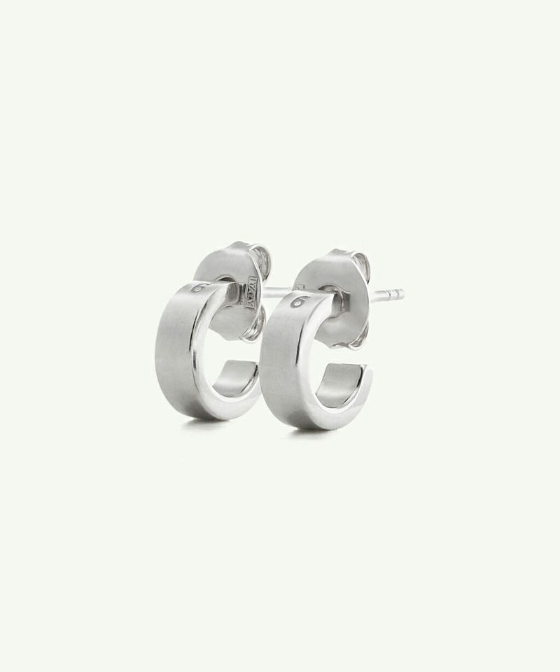 マルジェラ フープピアス シルバー MaisonMargiela メゾン・マルジェラ フープ ピアス シルバー