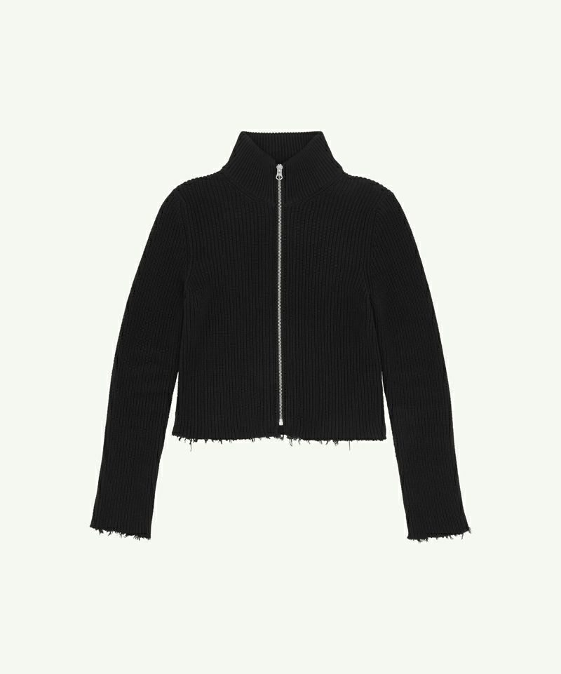 リブコットン スポーツジャケット