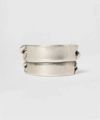＜Ann Demeulemeester＞IZE DOUBLE CHAINS RING