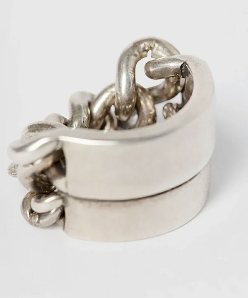 Ann Demeulemeester＞IZE DOUBLE CHAINS RING | MAKES ONLINE STORE
