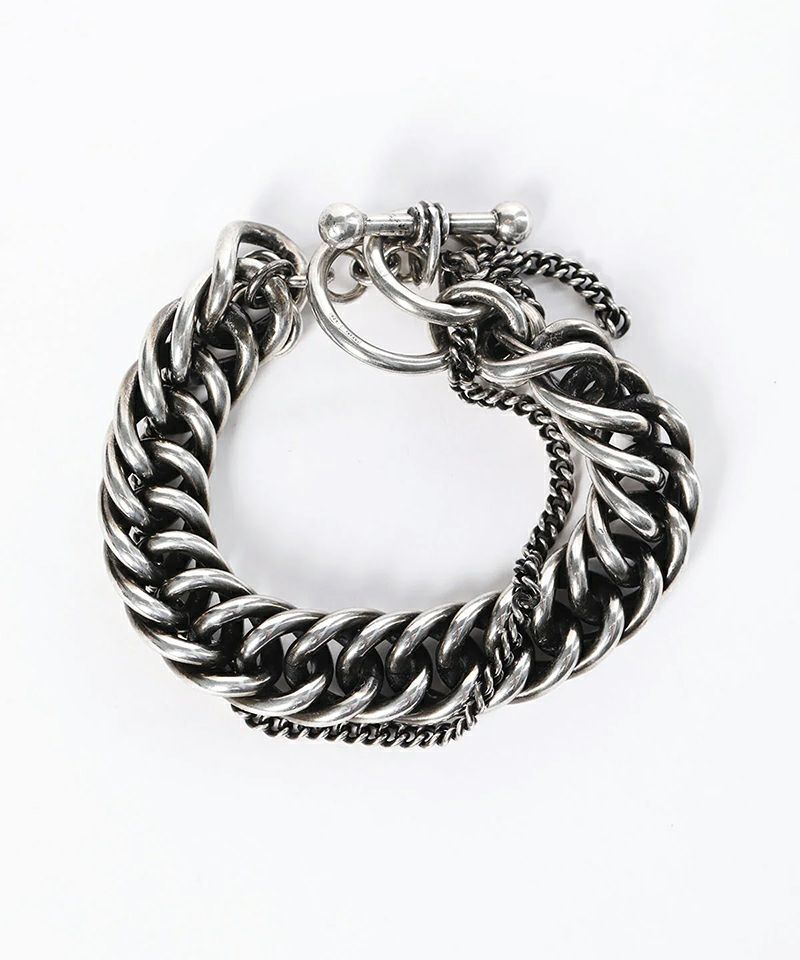 ＜Ann Demeulemeester＞HINNA DOUBLE CHAINS BRACELE