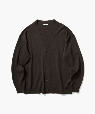 ATON＞WOOL WASHI OVERSIZED CARDIGAN | MAKES ONLINE STORE