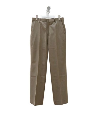 パンツ 19FW AURALEE Wool Max Gabardine Trousers Auralee Light Wool Max Gabardine Pants in Top Brown Curated