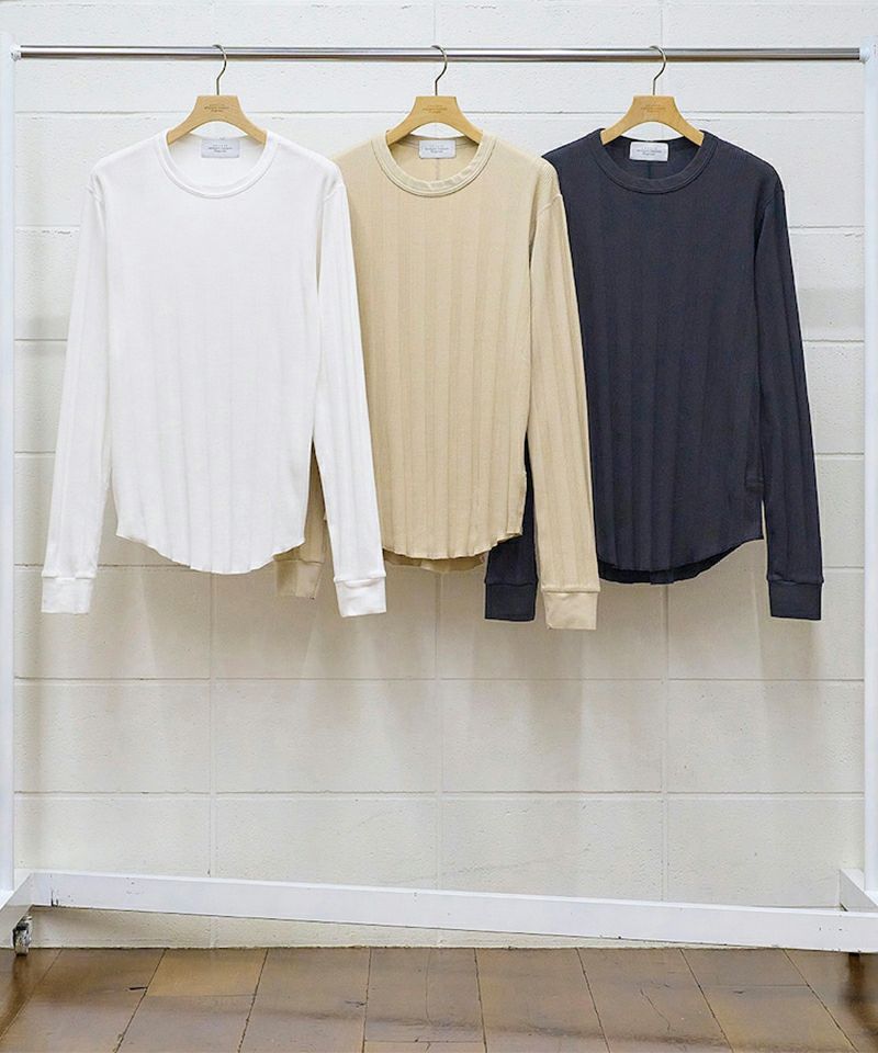 UNUSED＞Rib Long sleeve T-shirt | MAKES ONLINE STORE