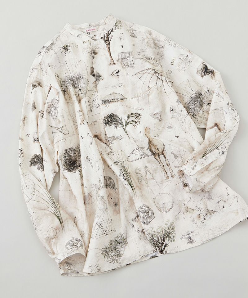 NICENESS＞V.CHAD / V.チャド (プリンテッドナローカラージャケット