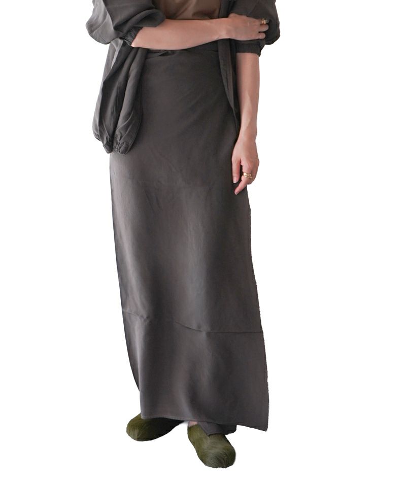 GABRIELA COLL GARMENTS＞CUPRO WRAP SKIRT | MAKES ONLINE STORE