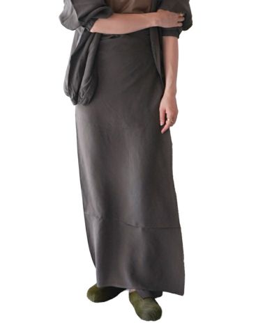 GABRIELA COLL GARMENTS＞CUPRO WRAP SKIRT | MAKES ONLINE STORE