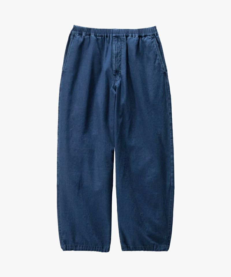 SIDOGRAS Indigo Poplin Track Shorts
