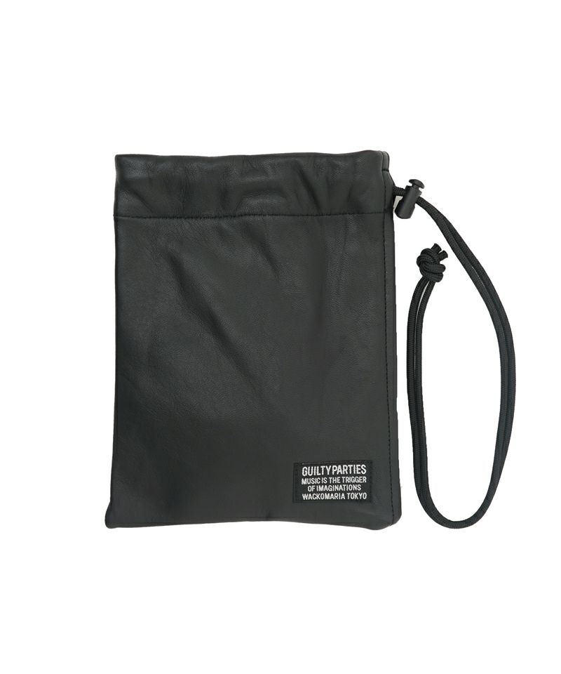 WACKO MARIA＞LEATHER SHOULDER POUCH | MAKES ONLINE STORE