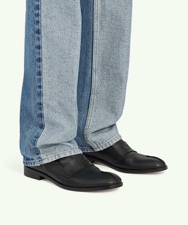 エムエムシックス レザーモカシン ローファー メゾンマルジェラ 37 MM6 エムエムシックス レザーモカシン ローファー メゾンマルジェラ 37 MM6