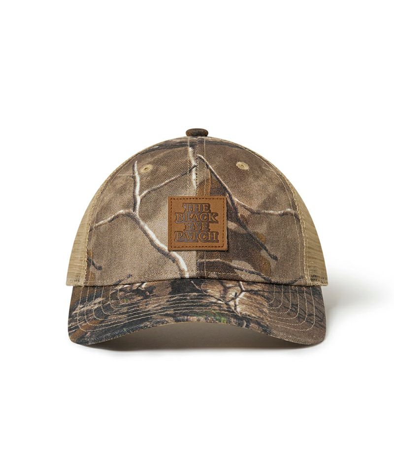 ブラックアイパッチ REALTREE CAMO CAP キャップ BlackEyePatch＞LEATHER PATCHED REAL TREE MESH CAP | MAKES
