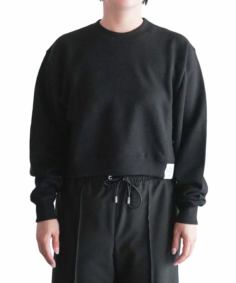 ＜HYKE＞CCROPPED SWEAT SHIRT