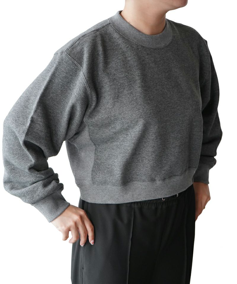 ＜HYKE＞CCROPPED SWEAT SHIRT