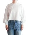 ＜HYKE＞CROPPED LONG-SLV TEE / BIG FIT (6.5OZ)