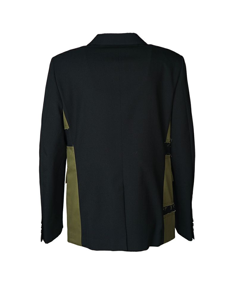 COMME des GARCONS HOMME PLUS＞ウールカバートクロス×綿